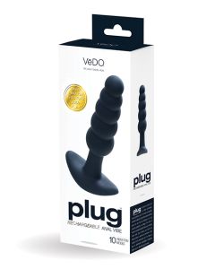 VeDO Plug Rechargeable Anal Plug - Black