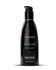 Wicked Sensual Care Aqua Waterbased Lubricant - 2 oz Fragrance Free