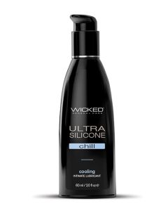 Wicked Sensual Care Ultra Chill Cooling Sensation Silicone Based Lubricant - 2 oz