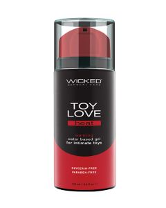 Wicked Sensual Care Toy Love Heat Water Based Warming Lubricant - 3.3 oz