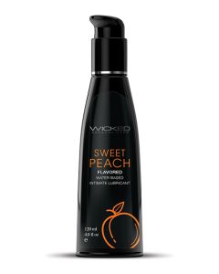 Wicked Sensual Care Waterbased Lubricant - 4 oz Sweet Peach