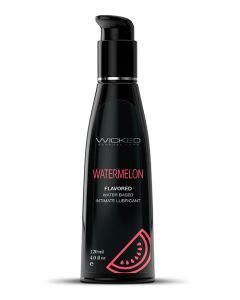 Wicked Sensual Care Aqua Water Based Lubricant - 4 oz Watermelon