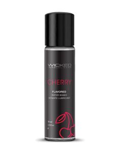 Wicked Sensual Care Aqua Water Based Lubricant - 1 oz Cherry