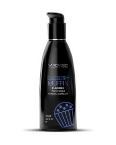 Wicked Sensual Care Water Based Lubricant - 2 oz Blueberry Muffin