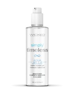 Wicked Sensual Care Simply Timeless Aqua Jelle Water Based Lubricant - 4 oz