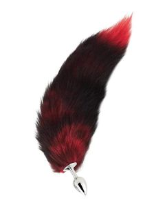 Fox Tail Small Plug - Red