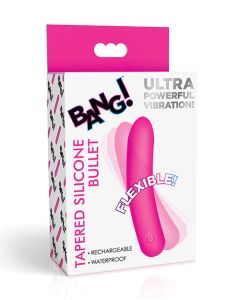 Bang! Tapered Flexible Silicone Bullet