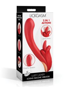 Lickgasm Lusty Licker Licking Silicone Vibrator