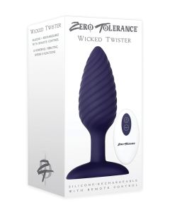 Zero Tolerance Wicked Twister Anal Rechargeable - Purple