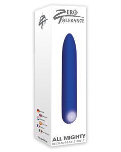 Zero Tolerance All Mighty Rechargeable Bullet - Blue